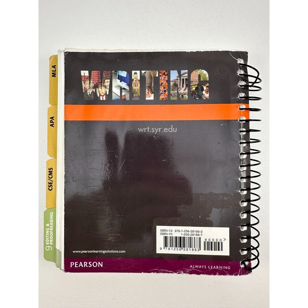The DK Handbook Syracuse U Writing Program Custom Edition 2011 Wysocki 2nd Ed